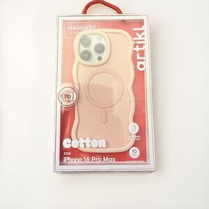 Artikl Cotton Pastel pink  iPhone 16 Pro Max Phone Cover MAGSAFE Compatible NEW